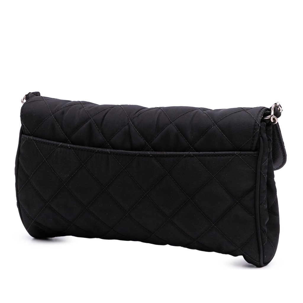 Prada Impuntu Tessuto Chain Crossbody - Back view