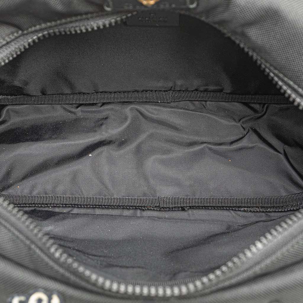 Gucci Techno Canvas Web L Aveugle Par Amour Embroidered Belt Bag - 4