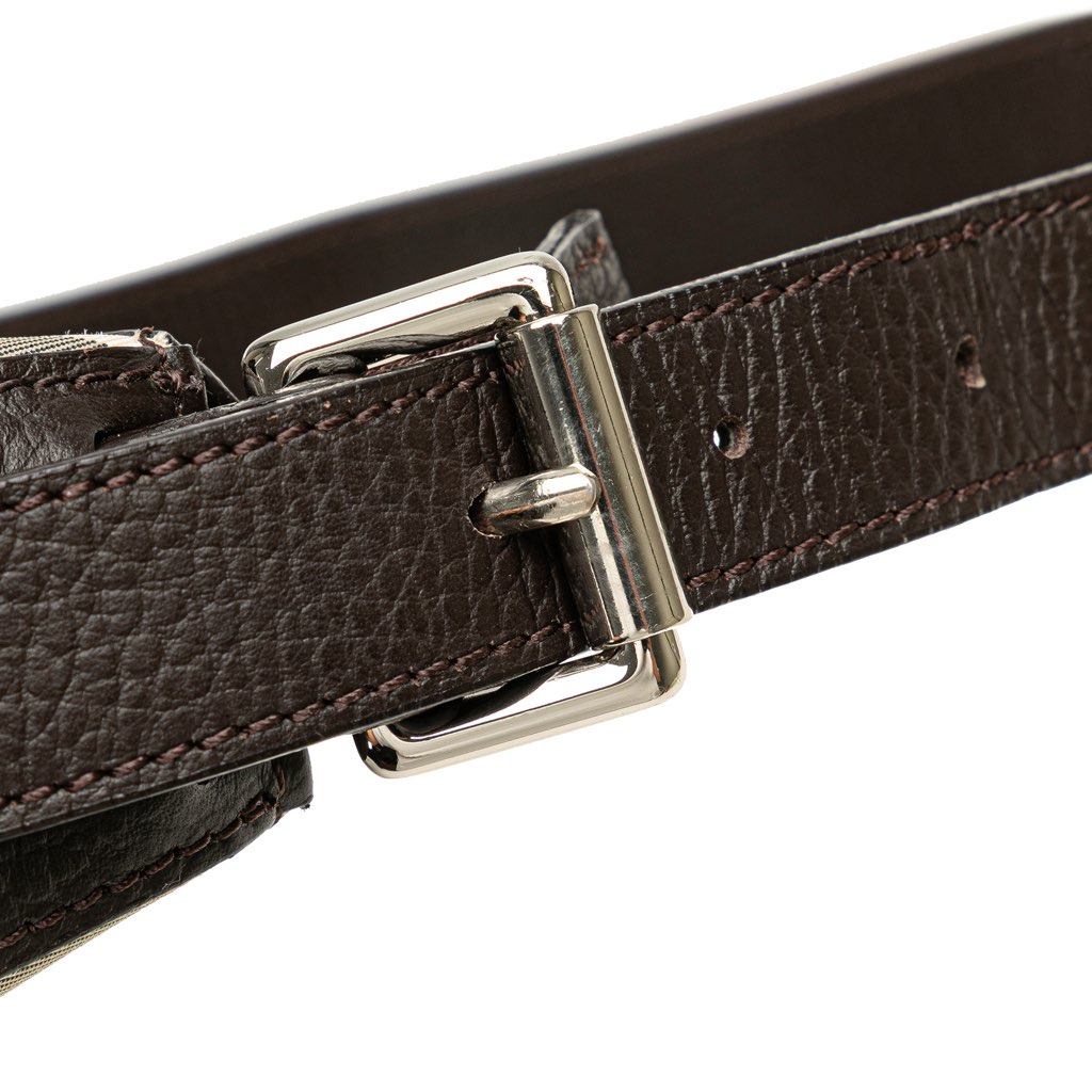 Burberry Nova Check Trimmed Canvas Shoulder Bag - Image 13