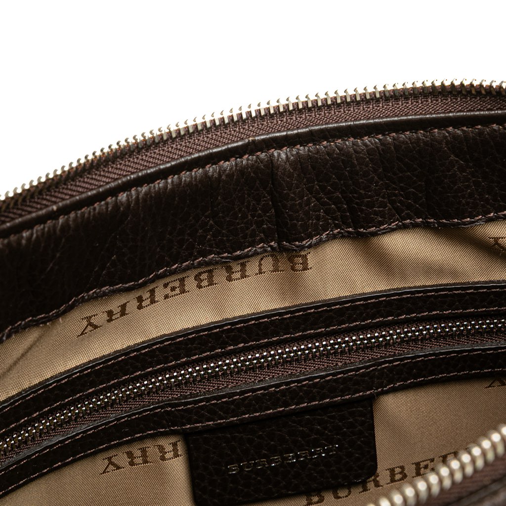 Burberry Nova Check Trimmed Canvas Shoulder Bag - Detail 1