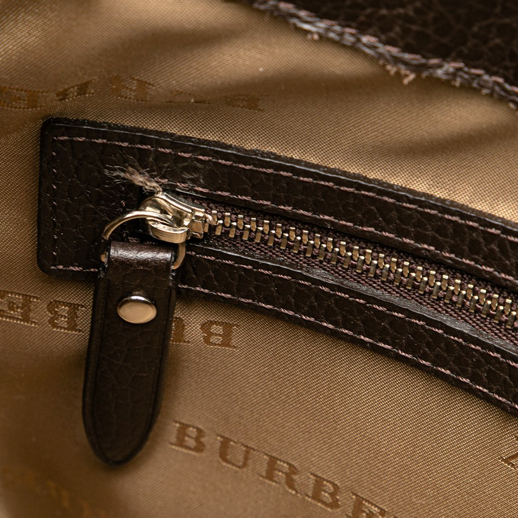 Burberry Nova Check Trimmed Canvas Shoulder Bag - Image 10