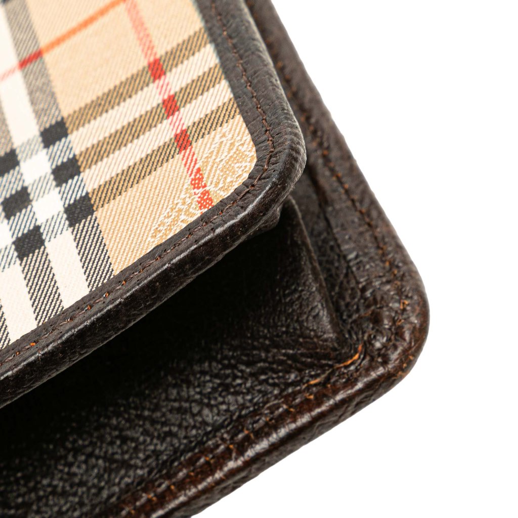 Burberry Haymarket Check Canvas Clutch - Image 10