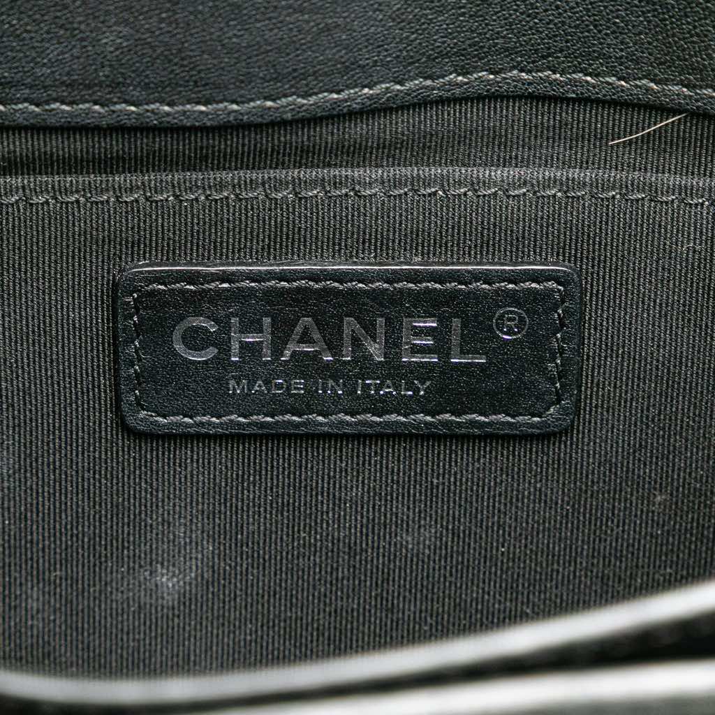 Chanel Small Quilted Goatskin CC Box Flap - Side view