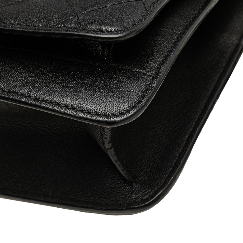 Chanel Small Quilted Goatskin CC Box Flap - Image 11