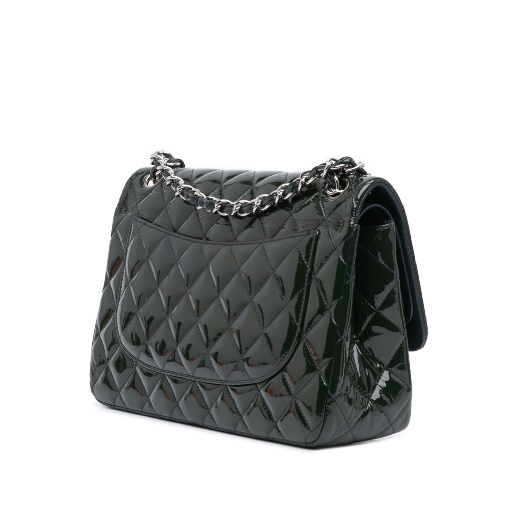 Chanel Jumbo Classic Patent Double Flap - 2