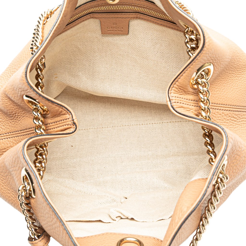 Gucci Medium Leather Soho Chain Tote - 4