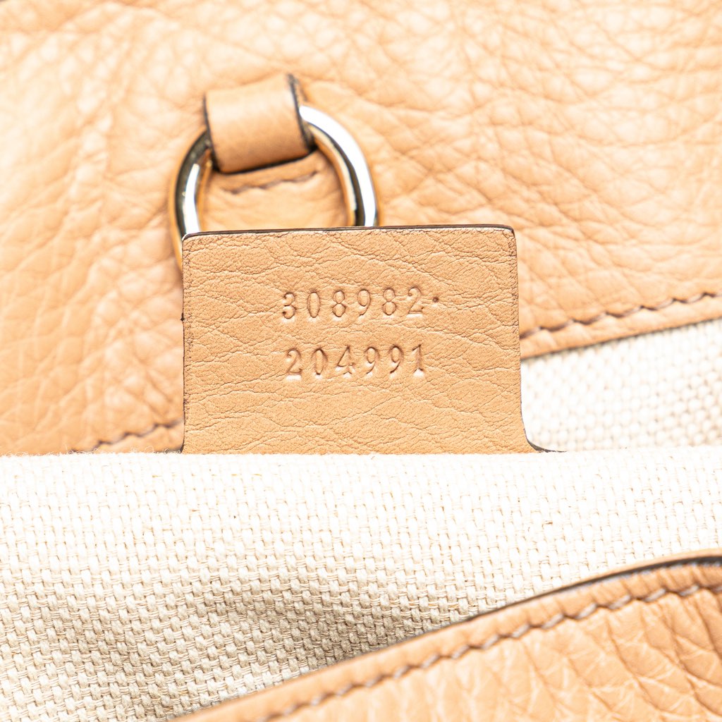 Gucci Medium Leather Soho Chain Tote - Side view