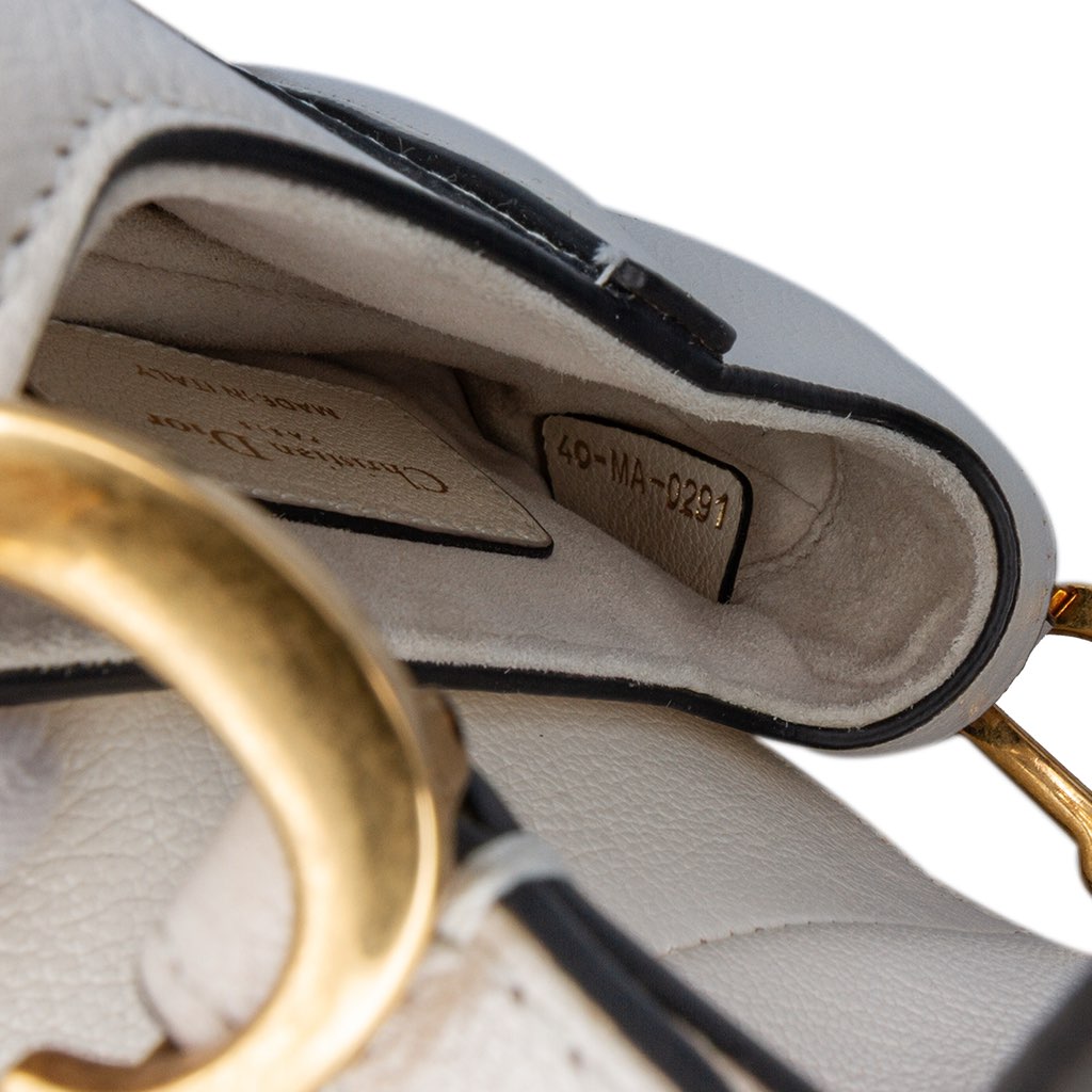 Dior Micro Goatskin Saddle - Side view