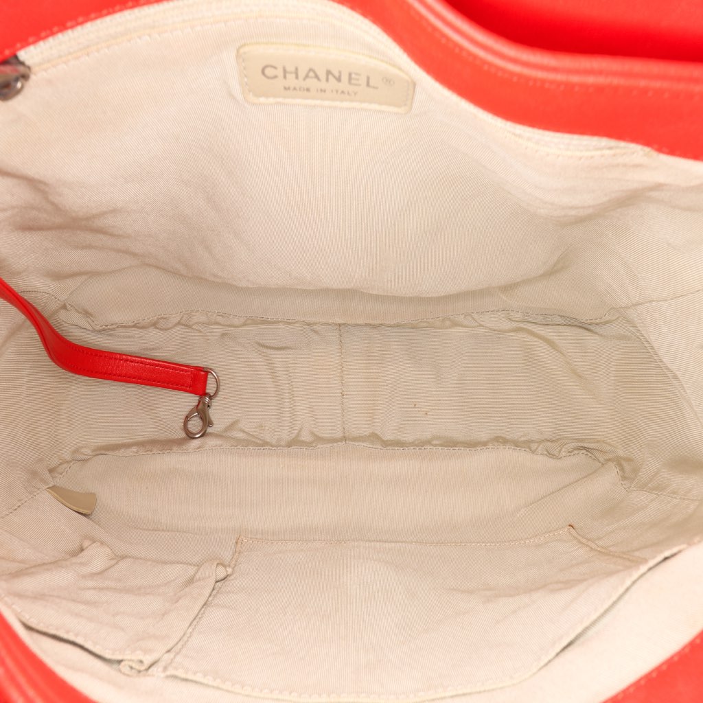 Chanel Maxi Washed Lambskin Chain Around Flap - 4