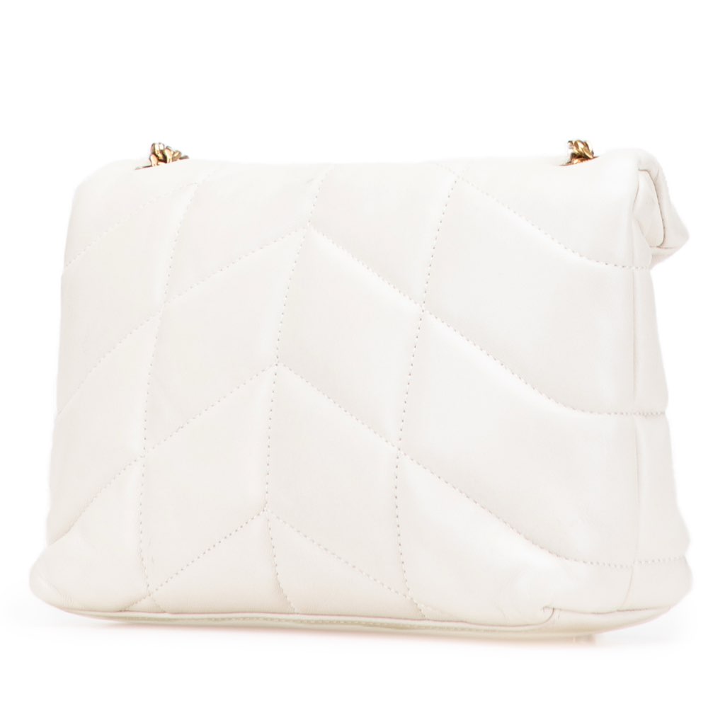 Saint Laurent Toy Lambskin Loulou Puffer Crossbody - Back view