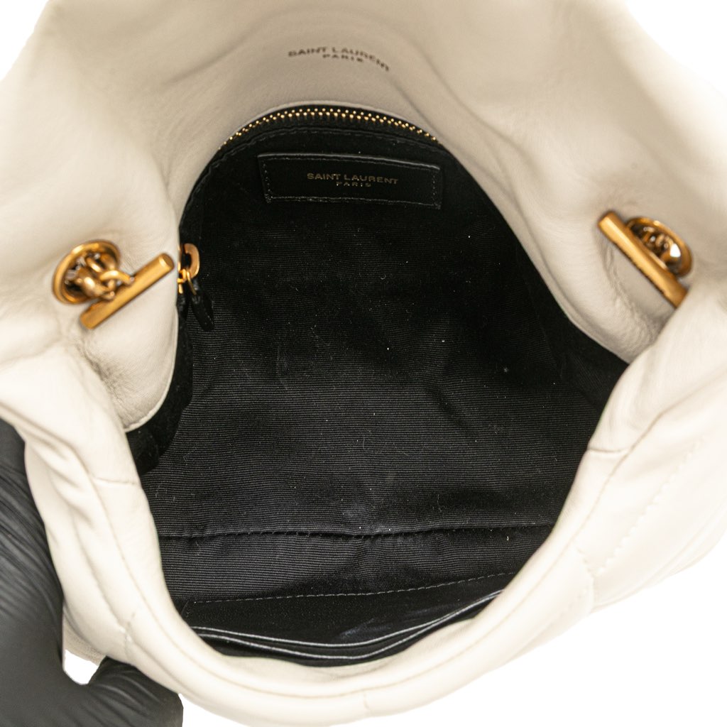Saint Laurent Toy Lambskin Loulou Puffer Crossbody - 4