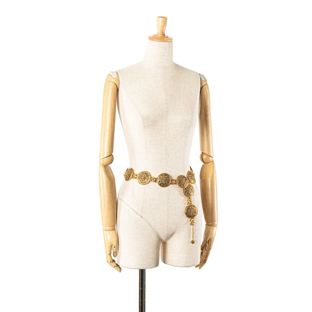 Chanel Gold Plated Coin Medallion Belt - 5