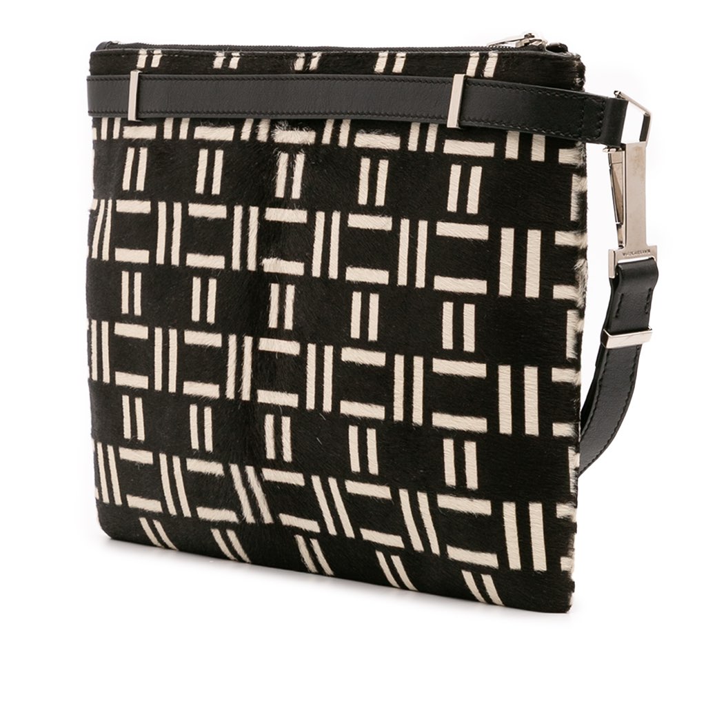 Balenciaga Pony Hair Clutch - Back view