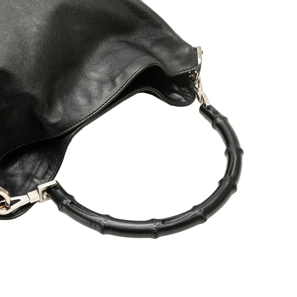 Gucci Leather Bamboo Satchel - Image 13