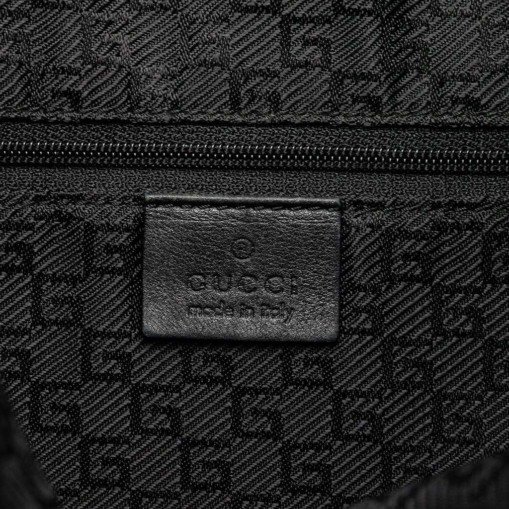 Gucci Leather Bamboo Satchel - Side view