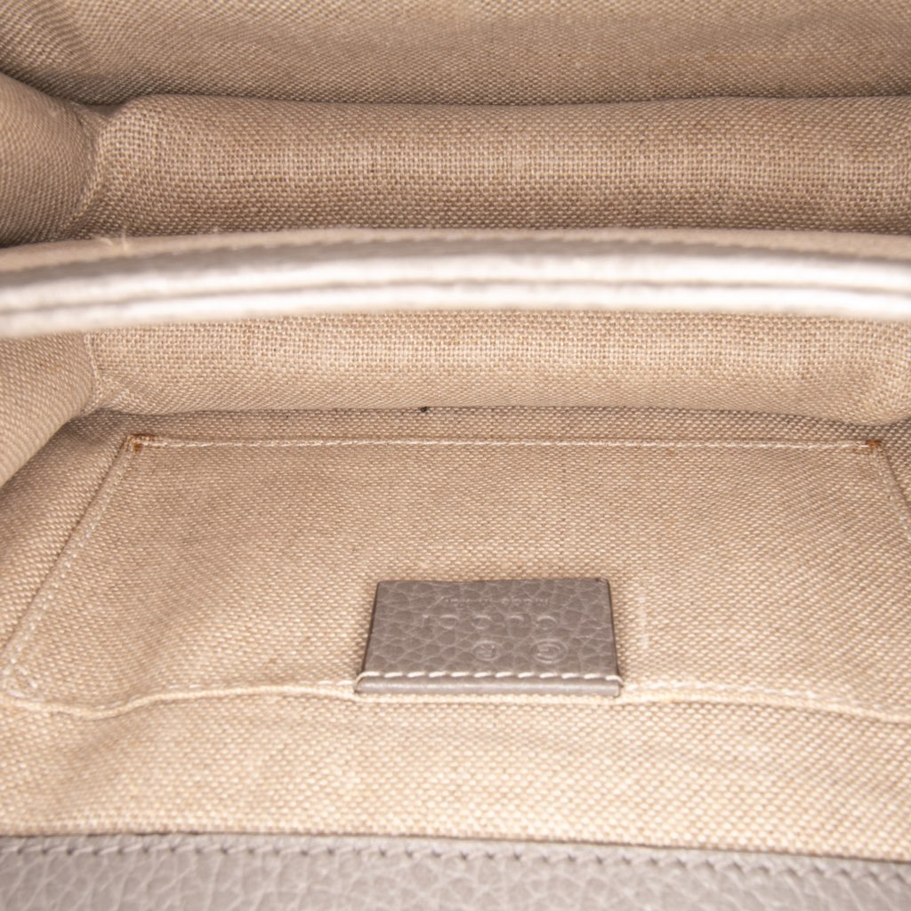 Gucci Small Dollar Calfskin Interlocking G Crossbody - 4