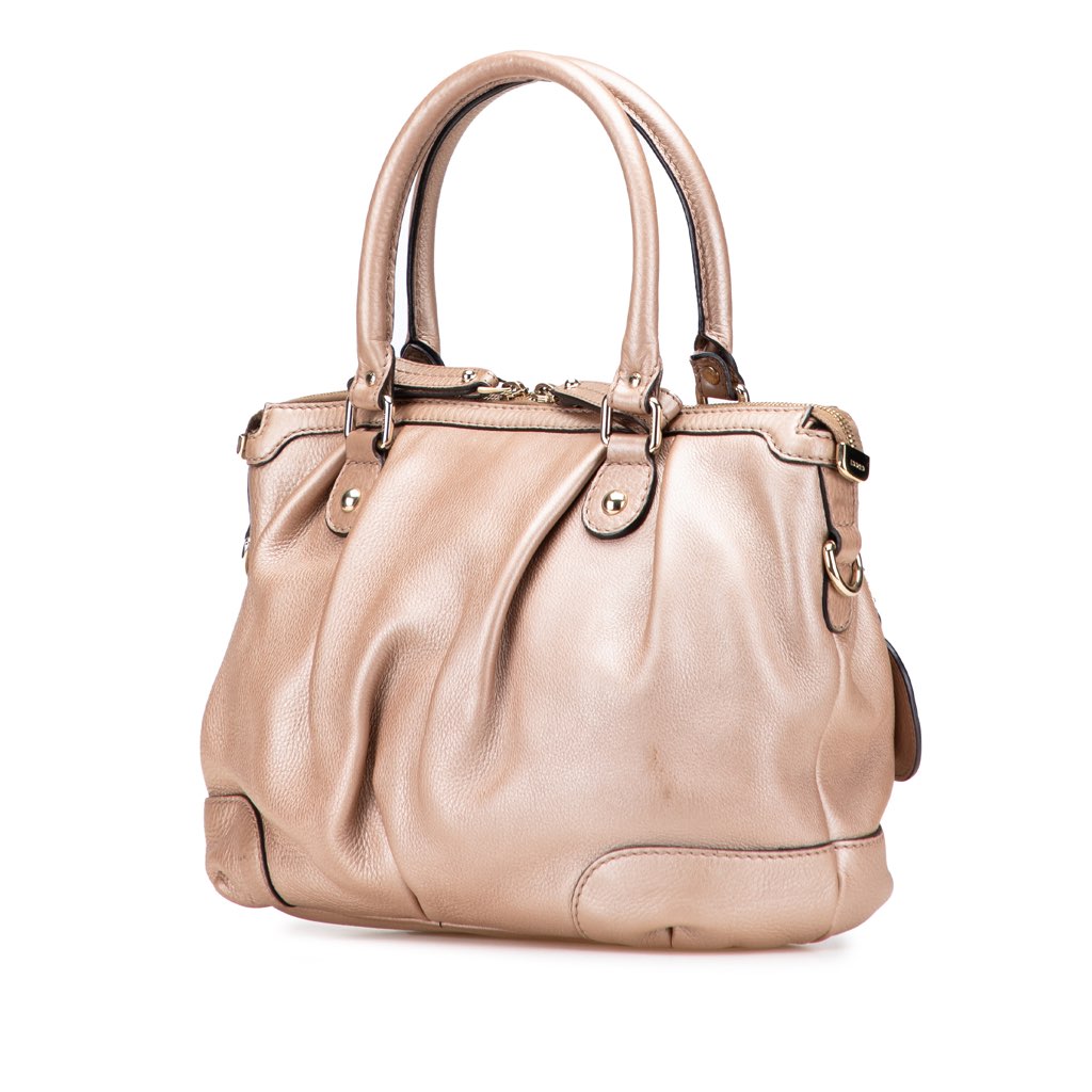 Gucci Calfskin Sukey Satchel - Back view