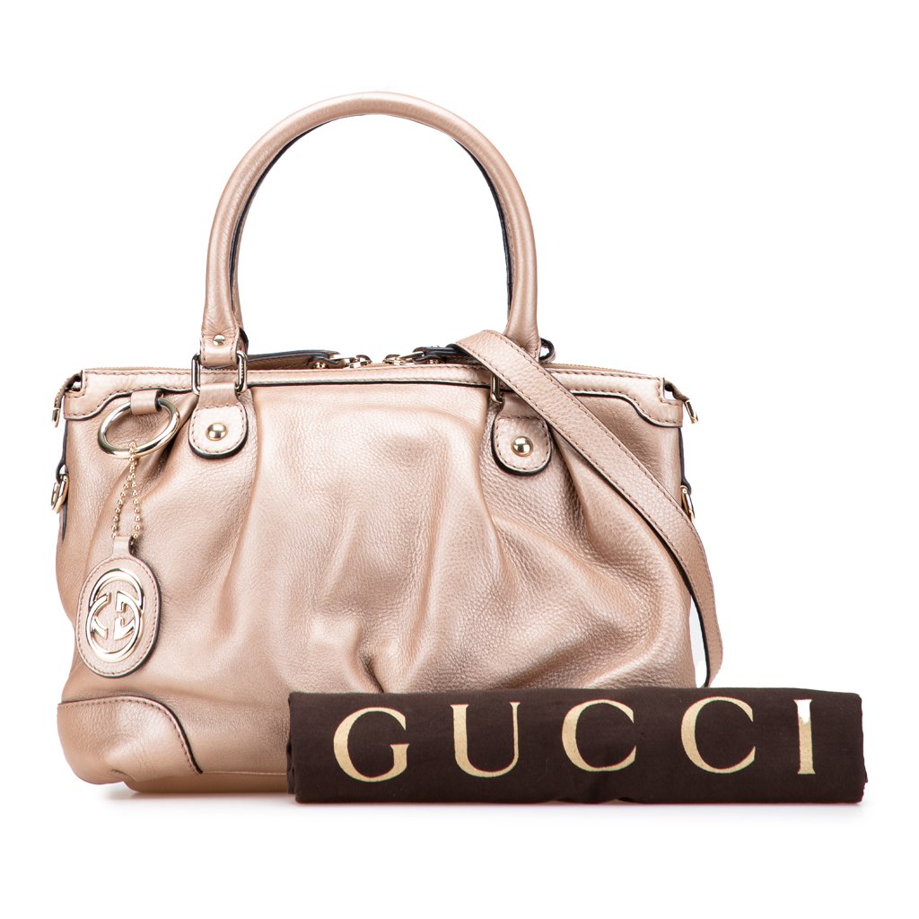 Gucci Calfskin Sukey Satchel - Image 12