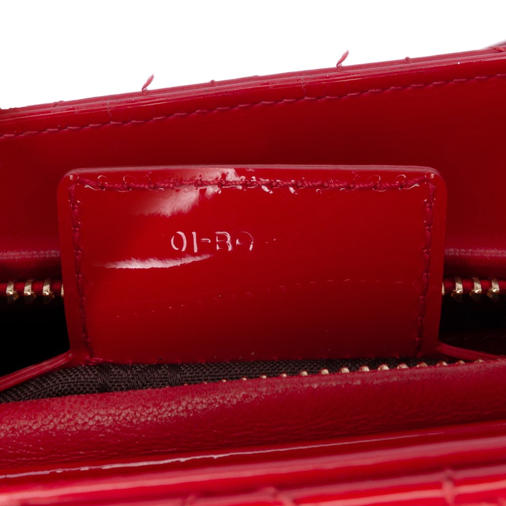 Dior Medium Patent Cannage Lady Dior - 5