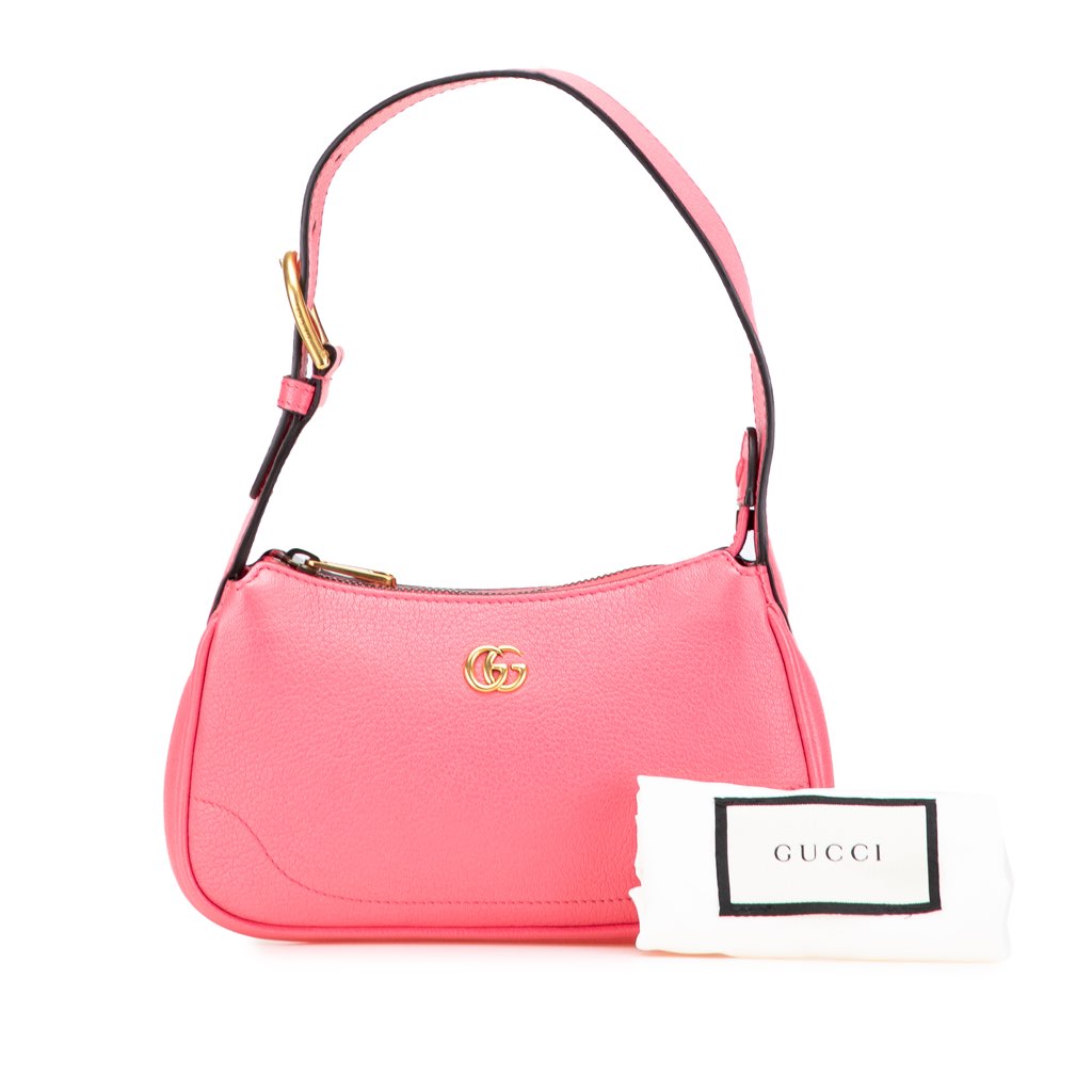 Gucci Mini Leather Aphrodite Shoulder Bag - Image 14