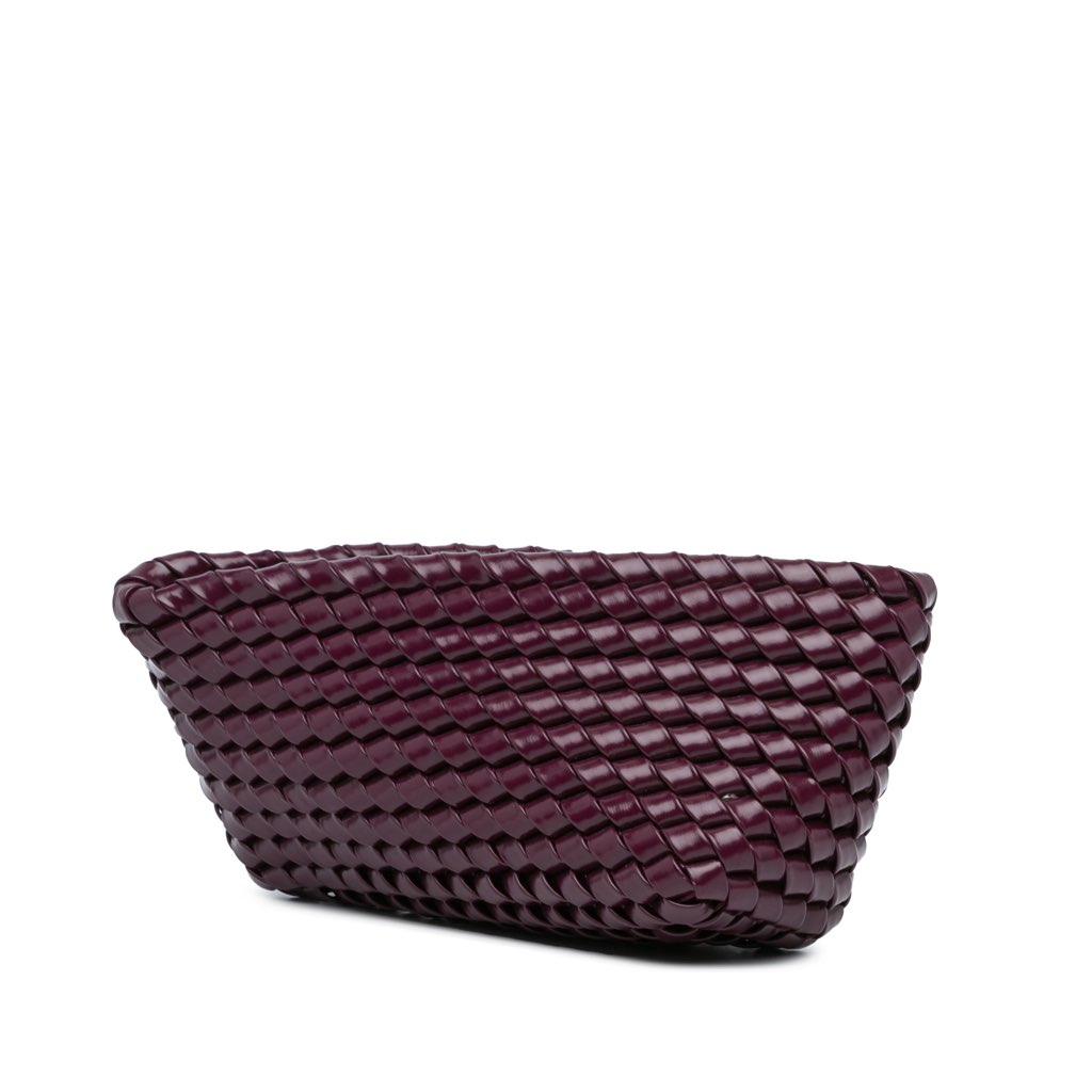 Bottega Veneta Nappa Intrecciato Slanted Clutch - 2