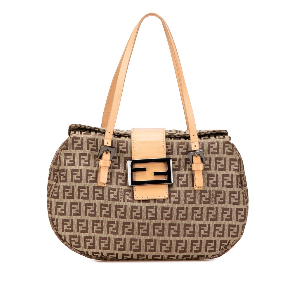 Fendi Zucchino Canvas Handbag