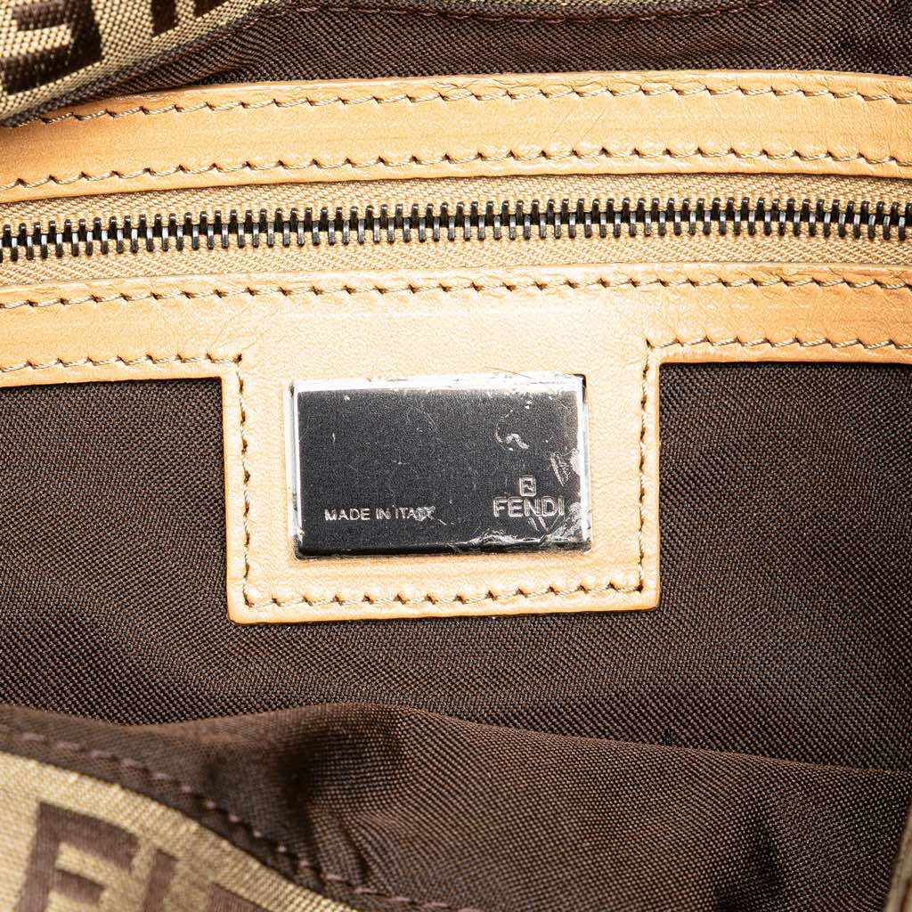 Fendi Zucchino Canvas Handbag - 5
