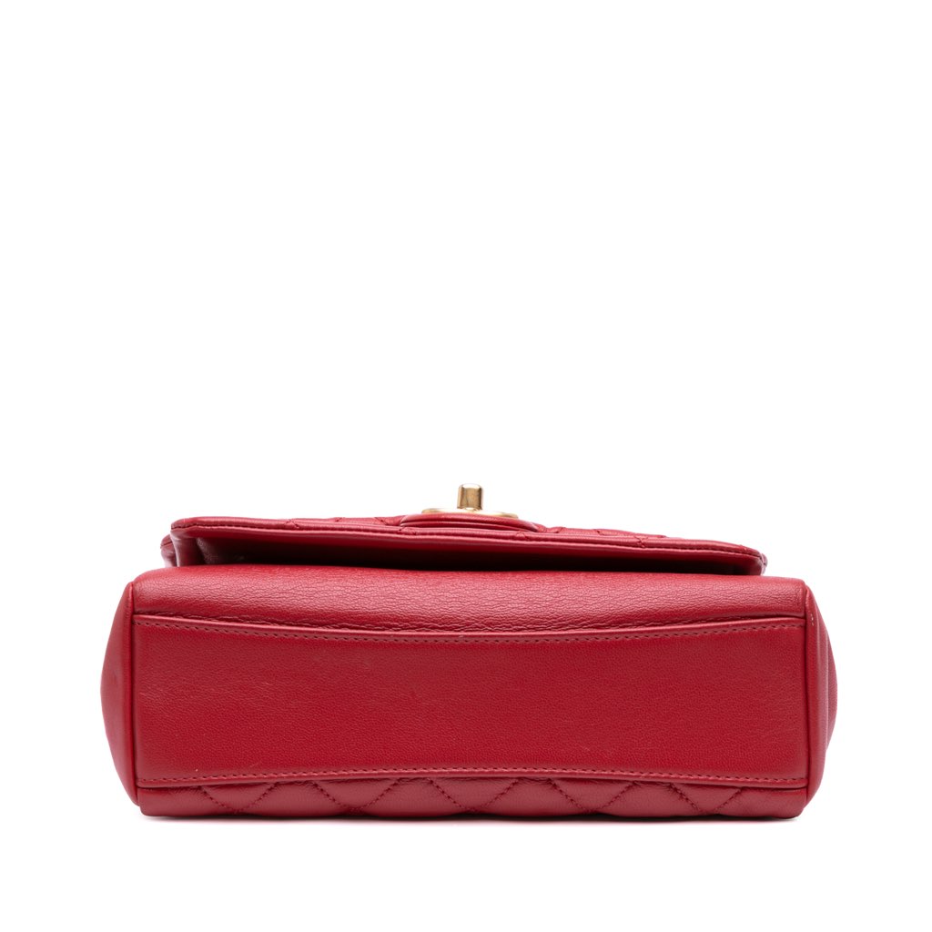 Chanel Small Quilted Lambskin Chain Link Flap - Image 6