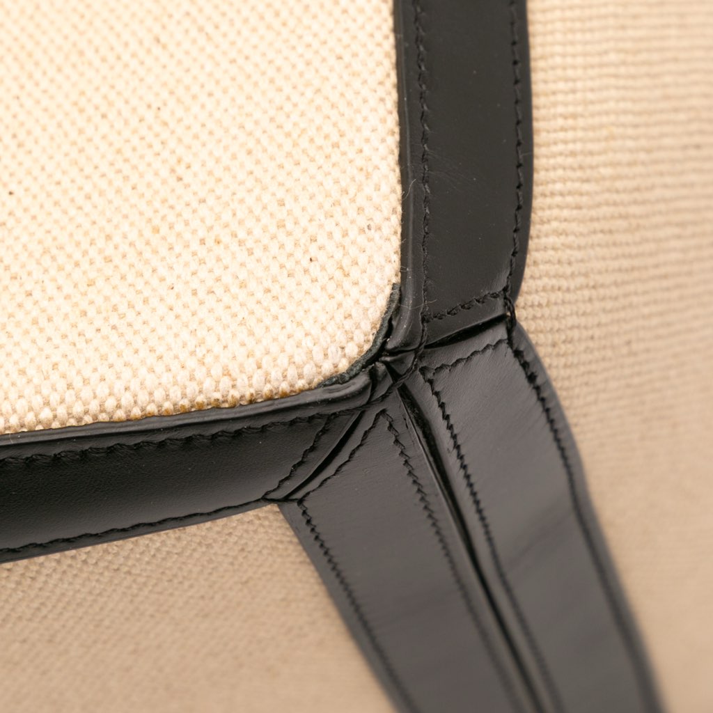 Celine Large Canvas Vertical Square Cabas Tote - Image 11