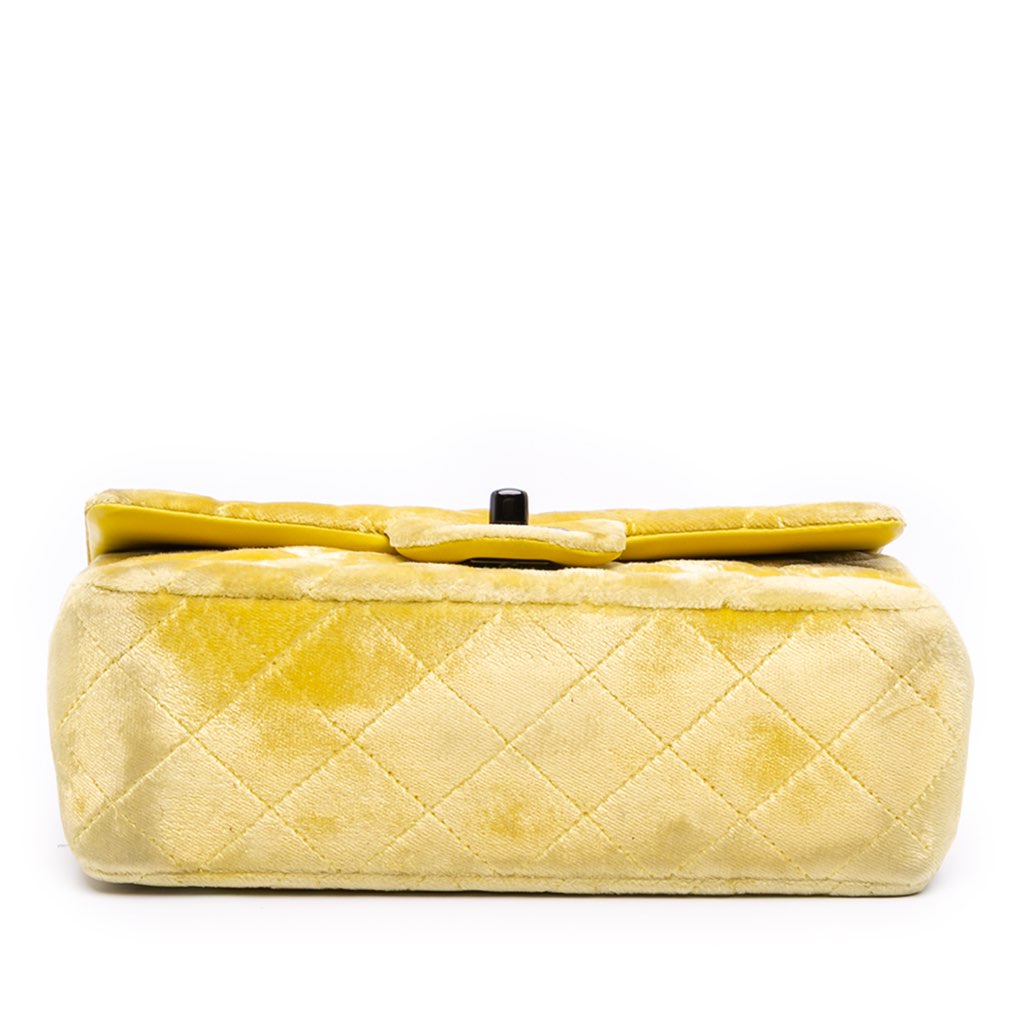 Chanel Mini Rectangular Classic Velvet Single Flap - Image 6