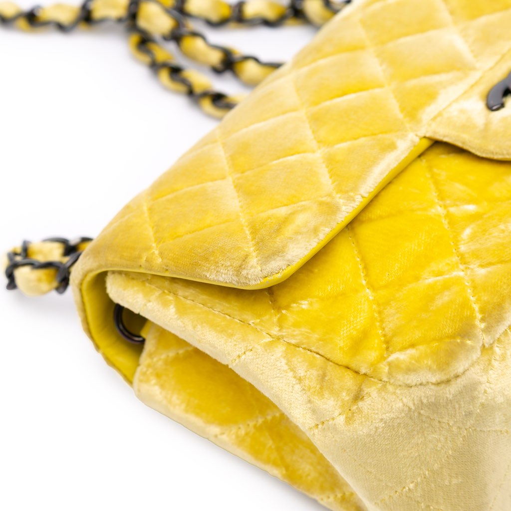 Chanel Mini Rectangular Classic Velvet Single Flap - Image 10