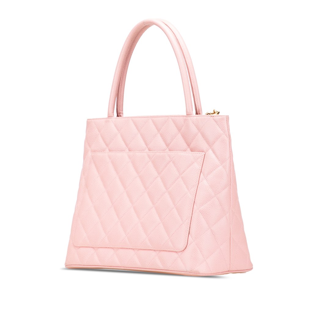 Chanel Caviar Medallion Tote - Back view