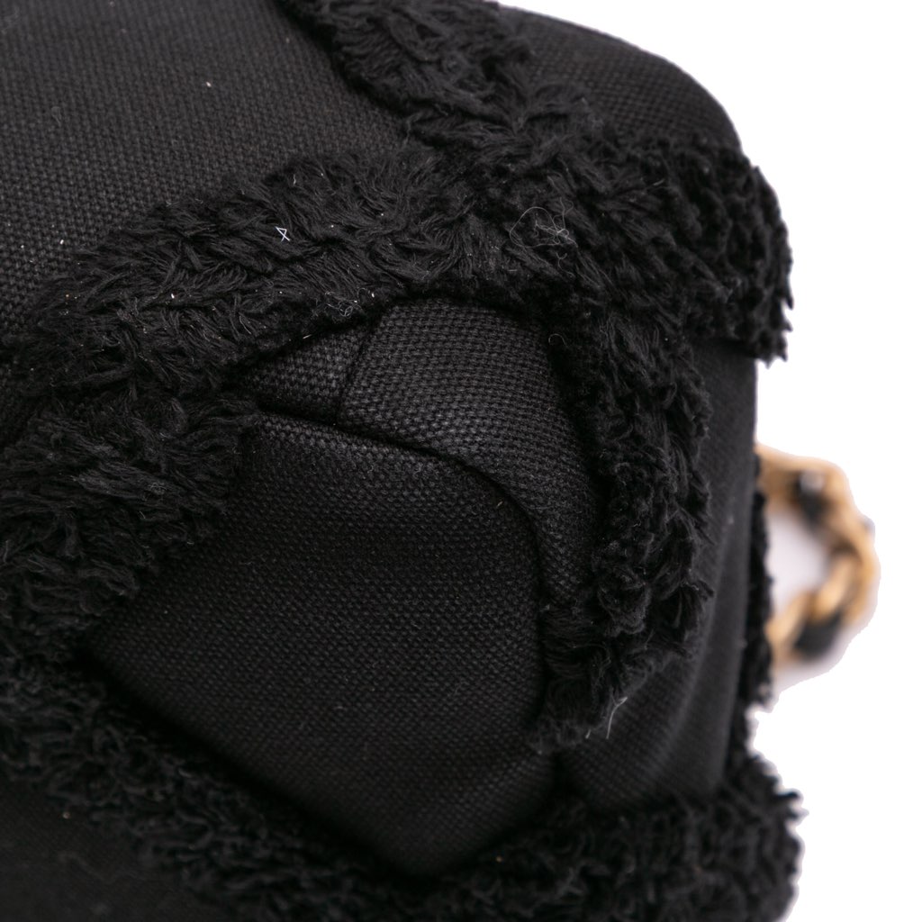 Chanel Medium Canvas and Cotton 19 Flap - Image 10