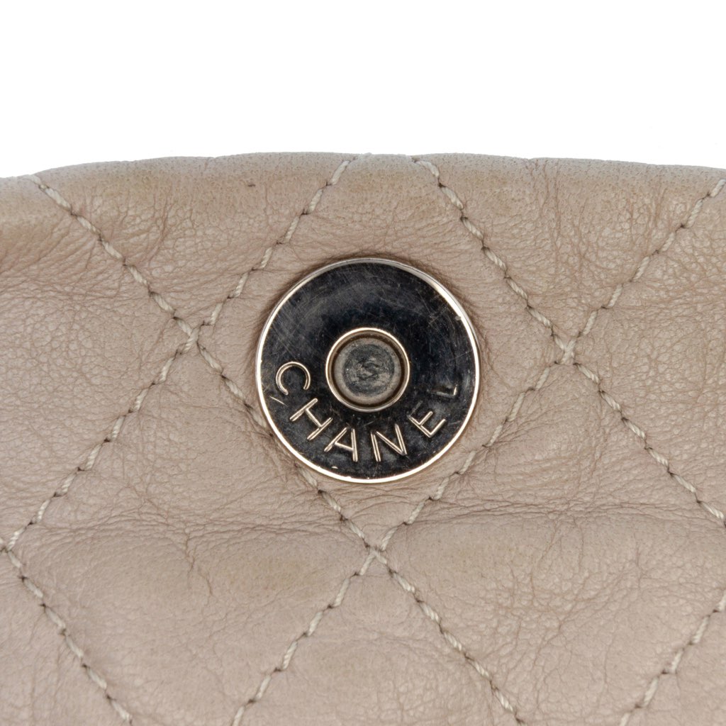 Chanel CC Quilted Glazed Calfskin Portobello Tote - Image 11