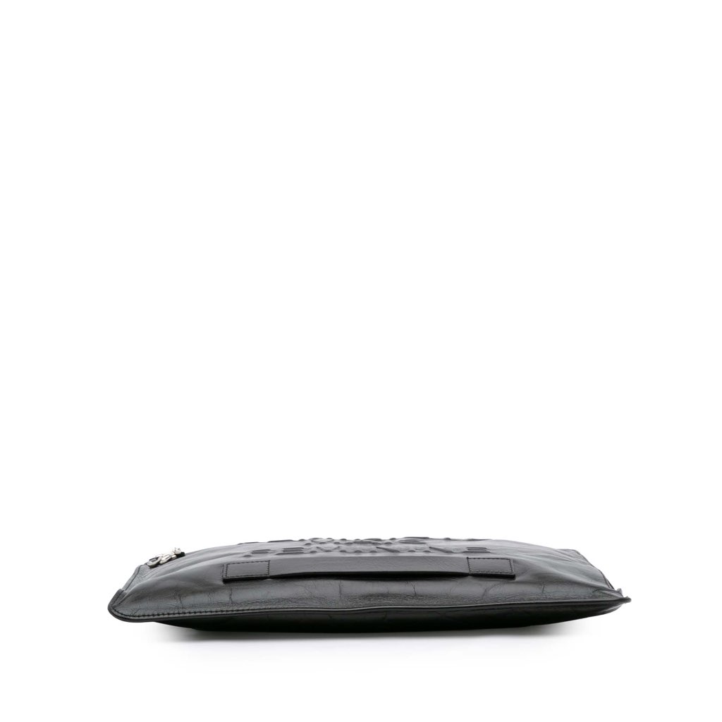 Chanel Large Calfskin Feministe Maize Feminine Pouch - 3