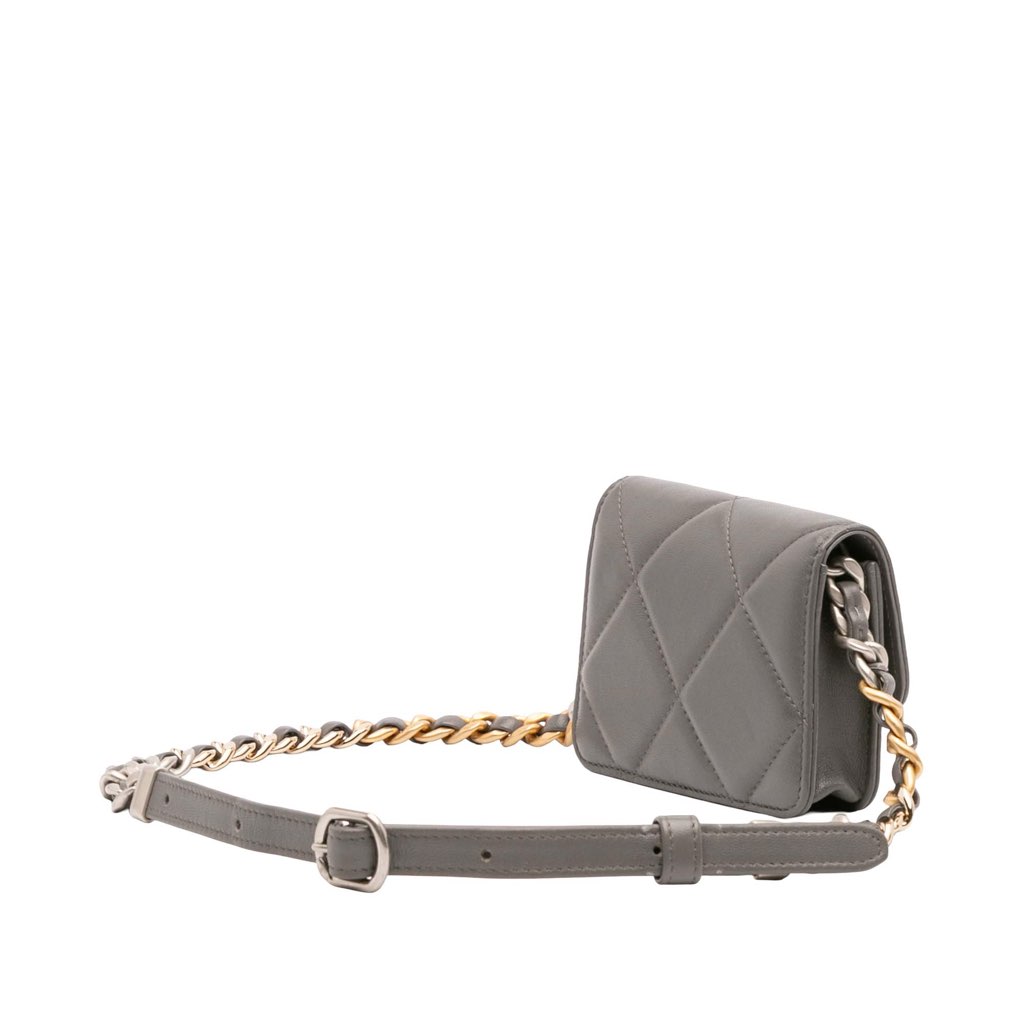Chanel Quilted Lambskin 19 Belt Bag - 2