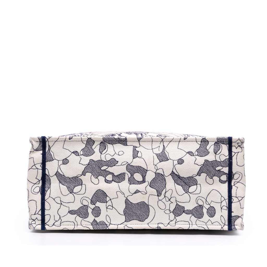 Dior Large Canvas Embroidered Around The World Book Tote - Image 6