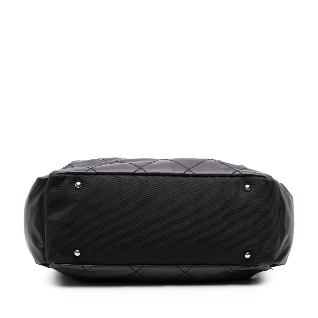Chanel Paris Biarritz Large Quilted Coated Canvas Tote - Image 6
