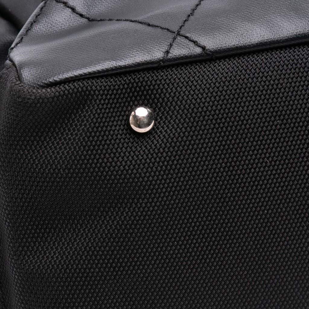 Chanel Paris Biarritz Large Quilted Coated Canvas Tote - Detail 2