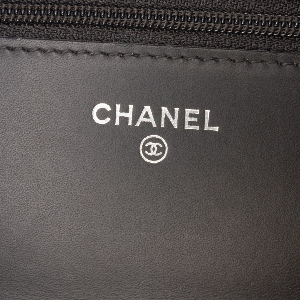 Chanel CC Quilted Patent Wallet On Chain - 5