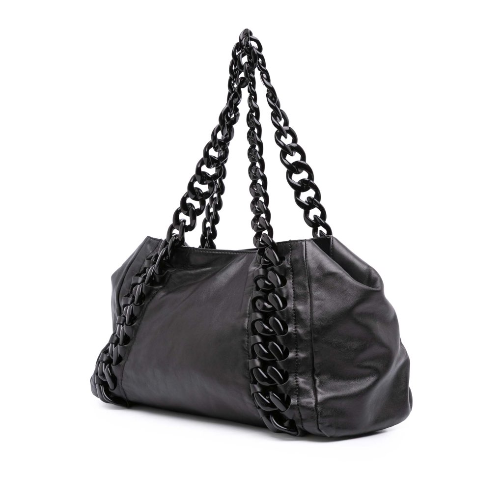 Chanel CC Calfskin Modern Chain Rhodoid East West Tote - 2