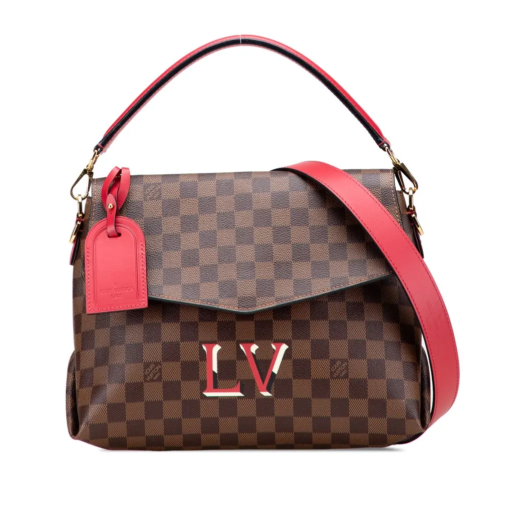 Louis Vuitton Damier Ebene Beaubourg MM Brown Canvas Very good - Front View