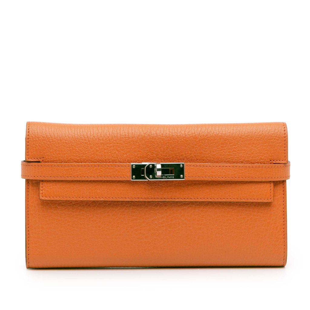 Hermès Chevre Mysore Kelly Longue Wallet