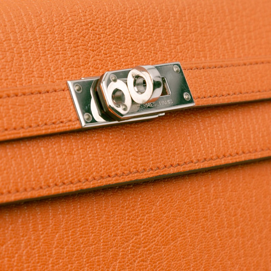 Hermès Chevre Mysore Kelly Longue Wallet - Detail 1