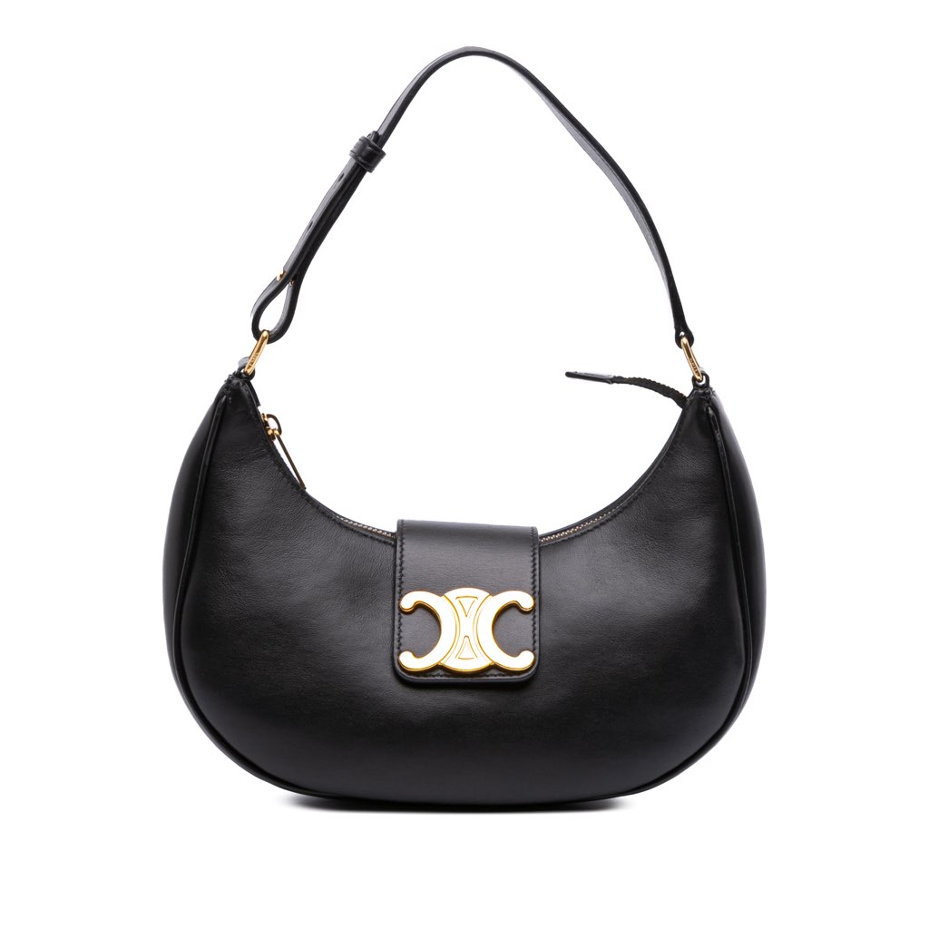Celine Medium Calfskin Triomphe Ava Shoulder Bag