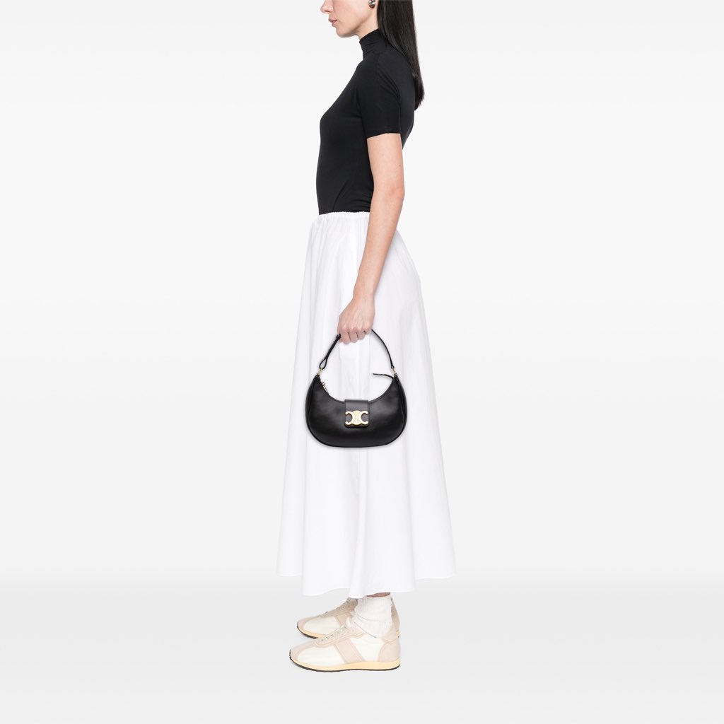 Celine Medium Calfskin Triomphe Ava Shoulder Bag - Image 13