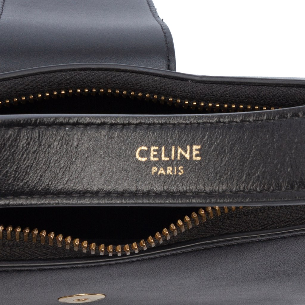 Celine Medium Calfskin Triomphe Ava Shoulder Bag - Side view