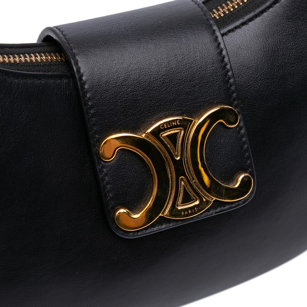 Celine Medium Calfskin Triomphe Ava Shoulder Bag - Detail 1