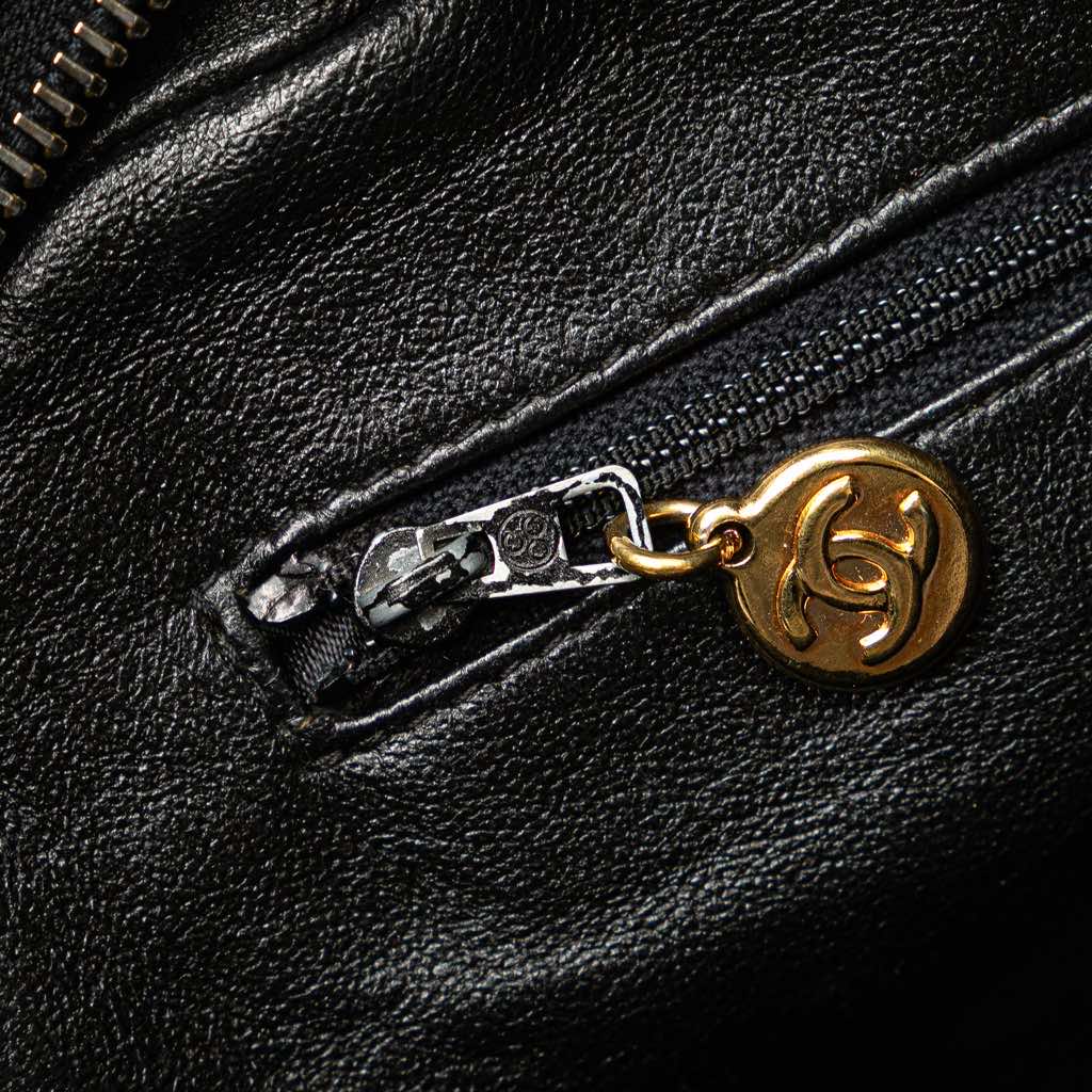 Chanel CC Lambskin Flap Tassel Crossbody - Image 10