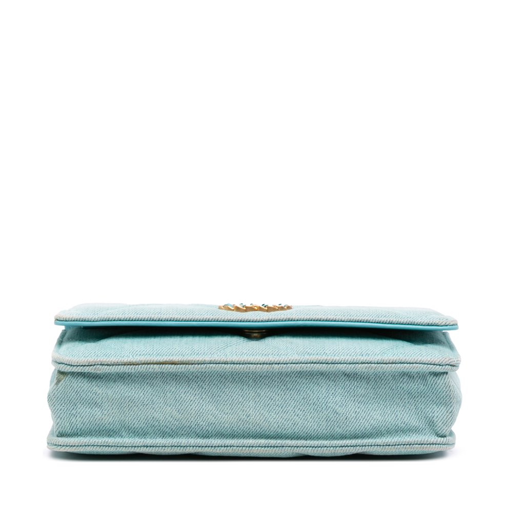 Chanel Denim 19 Wallet on Chain - Image 6